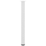 Bar Table Legs 4 pcs White 90-92 cm Steel 4012473