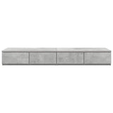 Bed Drawers Concrete Grey 120 x 36.5 x 16.5 cm Engineered Wood 866942