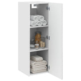 Wall-mounted Bathroom Cabinet High Gloss White 890666