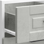 ZNTS Kitchen Base Cabinet Porto Concrete Grey Engineered Wood 854224