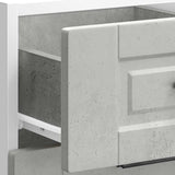 ZNTS Kitchen Base Cabinet Porto Concrete Grey Engineered Wood 854224