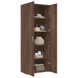 Highboard Brown Oak 70x42.5x185 cm Engineered Wood 3281426