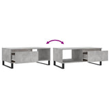 Coffee Table Concrete Grey 90x50x36.5 cm Engineered Wood 830576