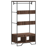 Wardrobe Brown Oak 90x50x180 cm Engineered Wood 848673