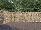 Gabion Wall with Covers Galvanised Steel 900x50x200 cm 144916