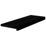 Stair Treads 4 pcs Brown Black 70x30x2 cm Solid Wood Oak 3283019