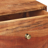 Console Table 90x35x75 cm Rough Acacia Wood 320917