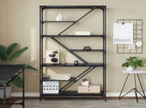 Bookshelf Black Oak 91 x 36 x 176 cm Engineered Wood 882780