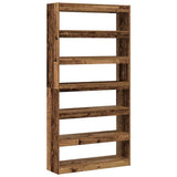 Book Cabinet Waste Wood 100 x 30 x 198 cm Engineered Wood 3333930