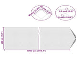 Chain Link Fence Galvanised 2 x 10 m Glass 42033072