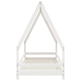 Kids Bed Frame White 80x200 cm Solid Wood Pine 834481