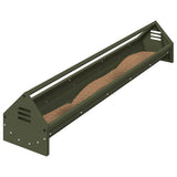 Chicken Feeding Trough Olive Green 108 x 20.5 x 20 cm 874613