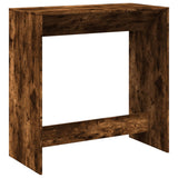 Bar Table Smoked Oak 102x50x103.5 cm Engineered Wood 854431