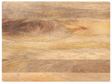 Table Top 50x50x3.8 cm Square Solid Wood Mango 371521