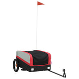 Bike Trailer Black and Red 30 kg Iron 94034