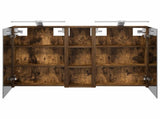 Bathroom Cabinet Set 3 pcs 100 x 10.5 x 60.5 cm Engineered wood 3403708