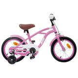Kids Bike 16 Inches for 4-6 Years Old Light Pink 42009686