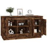 Sideboard Smoked Oak 102x35x55 cm Engineered Wood 831890