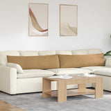 Sofa Pillows 2 pcs Brown 145 x 40 cm Corduroy Fabric 42013850