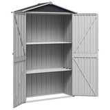 Garden Shed Anthracite 116x45x175 cm Galvanised Steel 46303