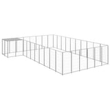 Dog Kennel Silver 19.36 m Steel 3082245