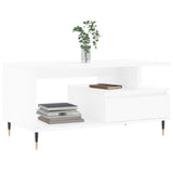 Coffee Table White 90x49x45 cm Engineered Wood 831012