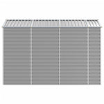 Garden Shed Light Grey 191x300x198 cm Galvanised Steel 3188244