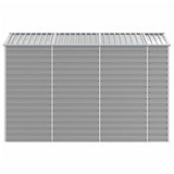 Garden Shed Light Grey 191x300x198 cm Galvanised Steel 3188244
