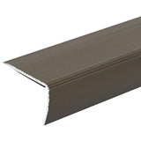 Stair Nosings 30 pcs Brown 67 x 3 x 2 cm Aluminium 4013477