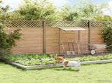 Garden Fence with Stakes 48 pcs 95 x 50 cm Mesh Silver 3438049