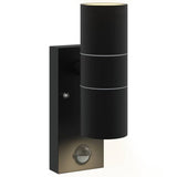 Outdoor Wall Light 2 pcs Black 7 x 10 x 22 cm 4005998