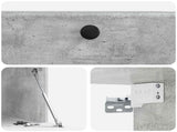 Wall-Mounted TV Cabinet 59.5 x 41 x 30 cm Concrete Grey 899188