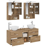 Bathroom Furniture Set 5 pcs Artisan Oak 3406726