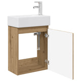 Bathroom Vanity Unit with Tap Artisan Oak 45.5 x 25.5 x 84 cm 889500