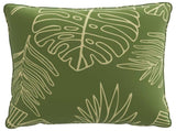4-Piece Back Cushions PUTTEN 4 pcs 100% Polyester Leaf Design 945152