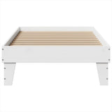 Bed Frame without Mattress White 90x190 cm Solid Wood Pine 855377