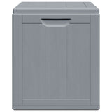 Garden Storage Box 90L Grey PP Wood Look 151233