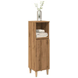 Bathroom Cabinet Artisan Oak 30x30x100 cm Engineered Wood 857109