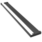 ZNTS Shower Shelf for Walk-in Shower Wall Black 100 cm Aluminium 153617