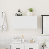 Bathroom Wall Cabinet White 80x25x40 cm Engineered Wood 860085