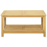 Side Table Oil Natural 90 x 50 x 45 cm Solid Acacia Wood 42026803
