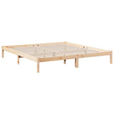 Extra Long Bed Frame without Mattress 180x210 cm Solid Wood Pine 852410
