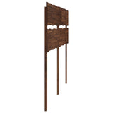 Live Edge Headboard ROSTOCK Dark Brown 120 cm Solid Acacia Wood 903296
