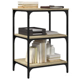 Printer Stand 3-Tier Sonoma Oak 50x41x75 cm Engineered Wood 842287