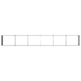 Raised Garden Bed Silver 600 x 80 x 55 cm galvanized 8006456