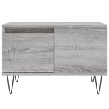 Coffee Table Grey Sonoma 55x55x36.5 cm Engineered Wood 830762
