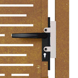 Garden Gate 100x175 cm Corten Steel Square Design 153200