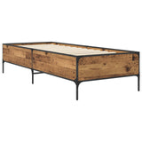 Bed Frame Old Wood 80 x 200 cm Engineered Wood 8009121