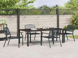 Garden Dining Set 5 pcs Anthracite Powder-Coated Steel 3379306