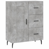 Highboard Concrete Grey 69.5x34x180 cm Engineered Wood 3190041